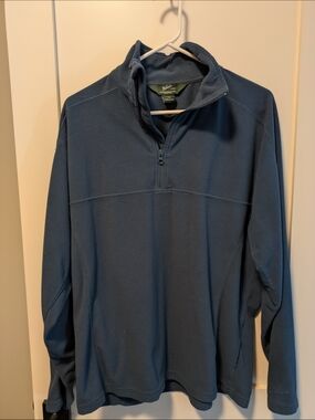 Woolrich Quarter-Zip Fleece Pullover - Slate Blue